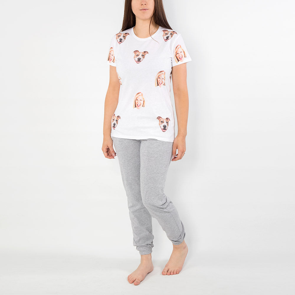 Dog & Owner Ladies Photo Pyjama Set