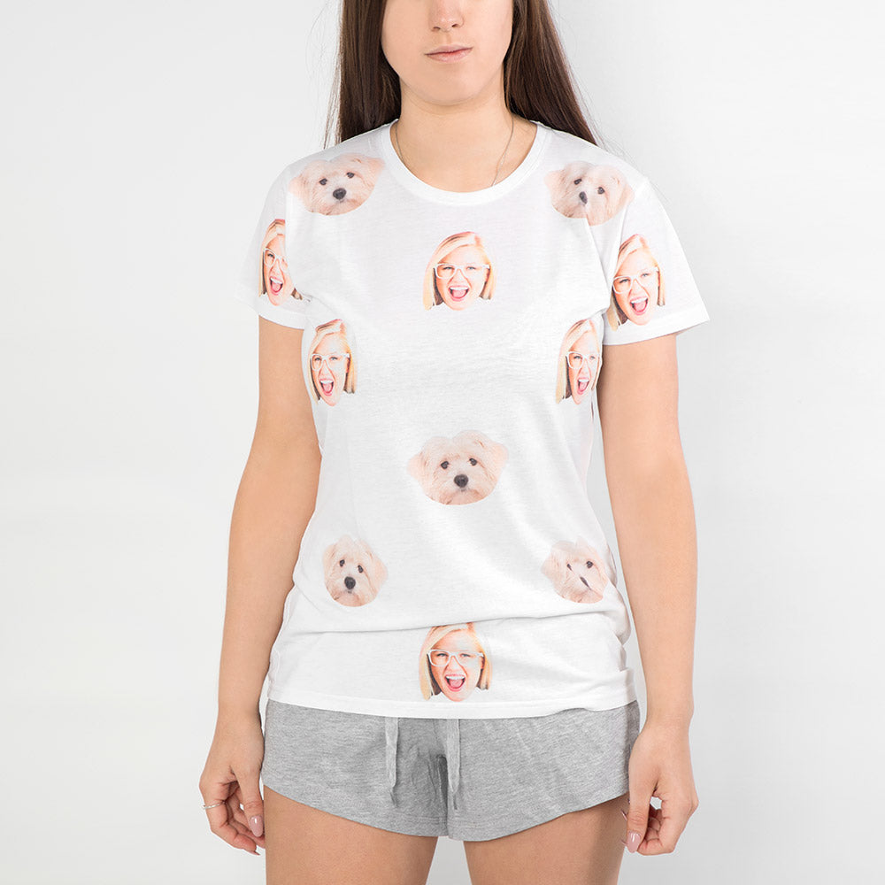 Dog & Owner Ladies Face Pyjamas