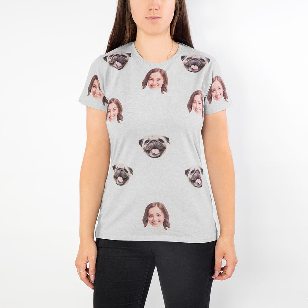 Dog & Owner Ladies Photo T-Shirt