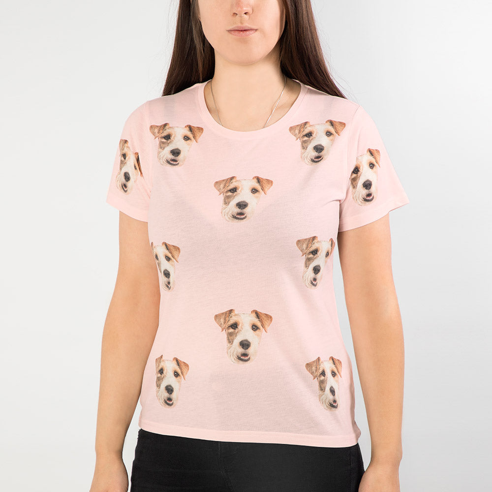 Personalised Dog Ladies T-Shirt