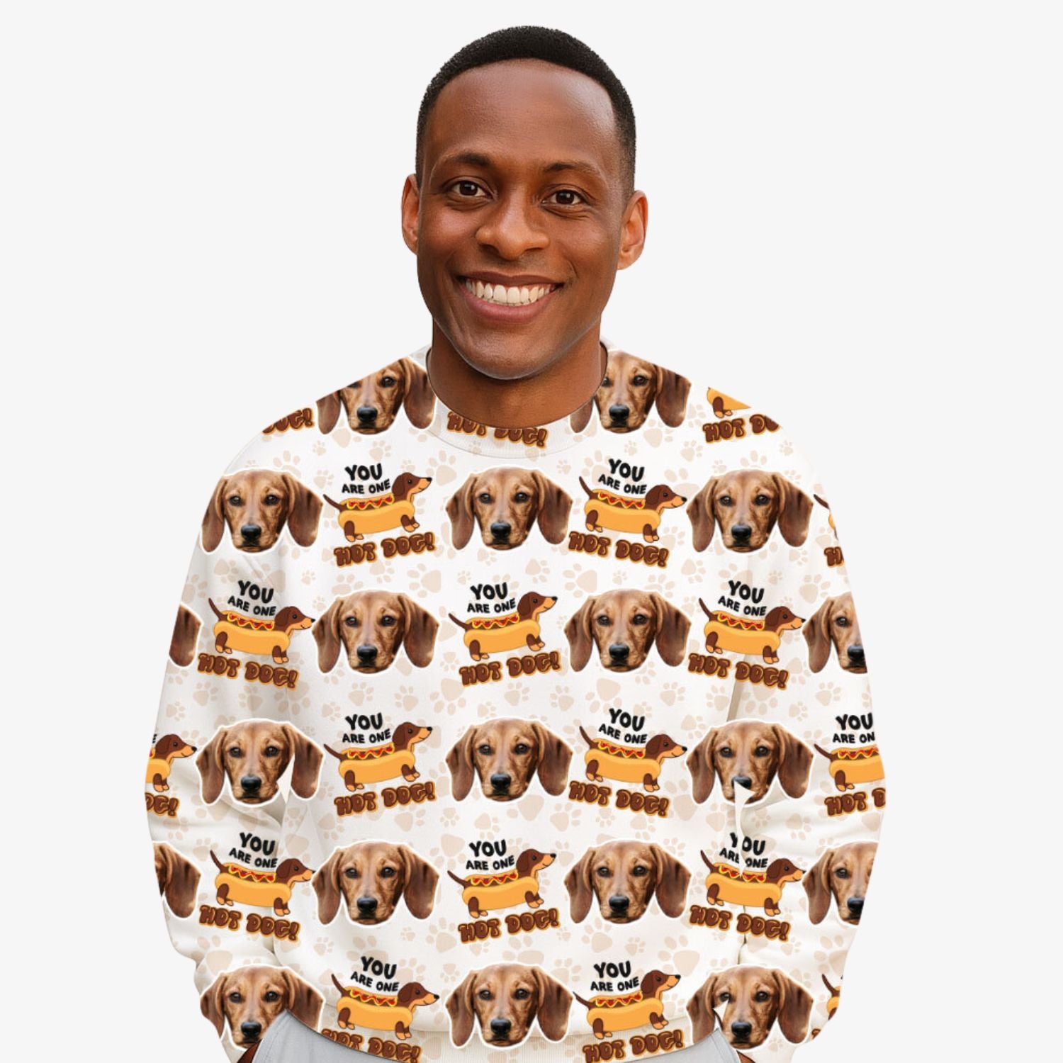 You Are One Hot Dog Personalised Sweatshirt