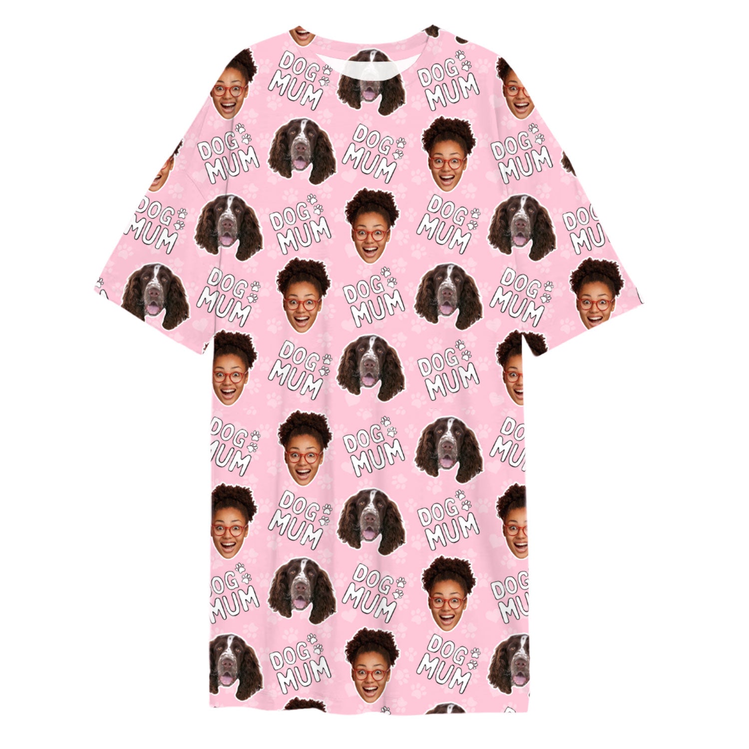 Dog Mum Ladies Sleepy Nightshirt
