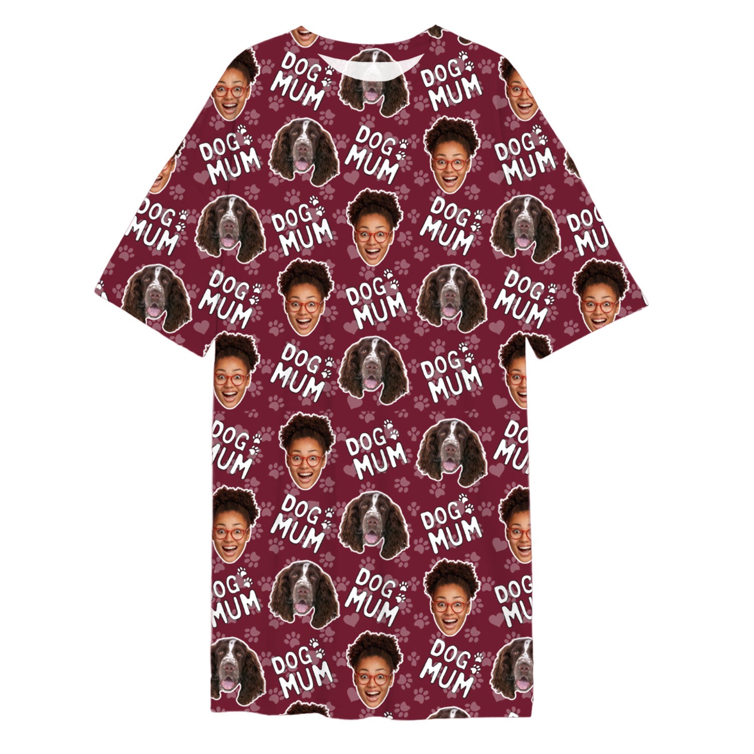 Dog Mum Ladies Sleepy Nightshirt
