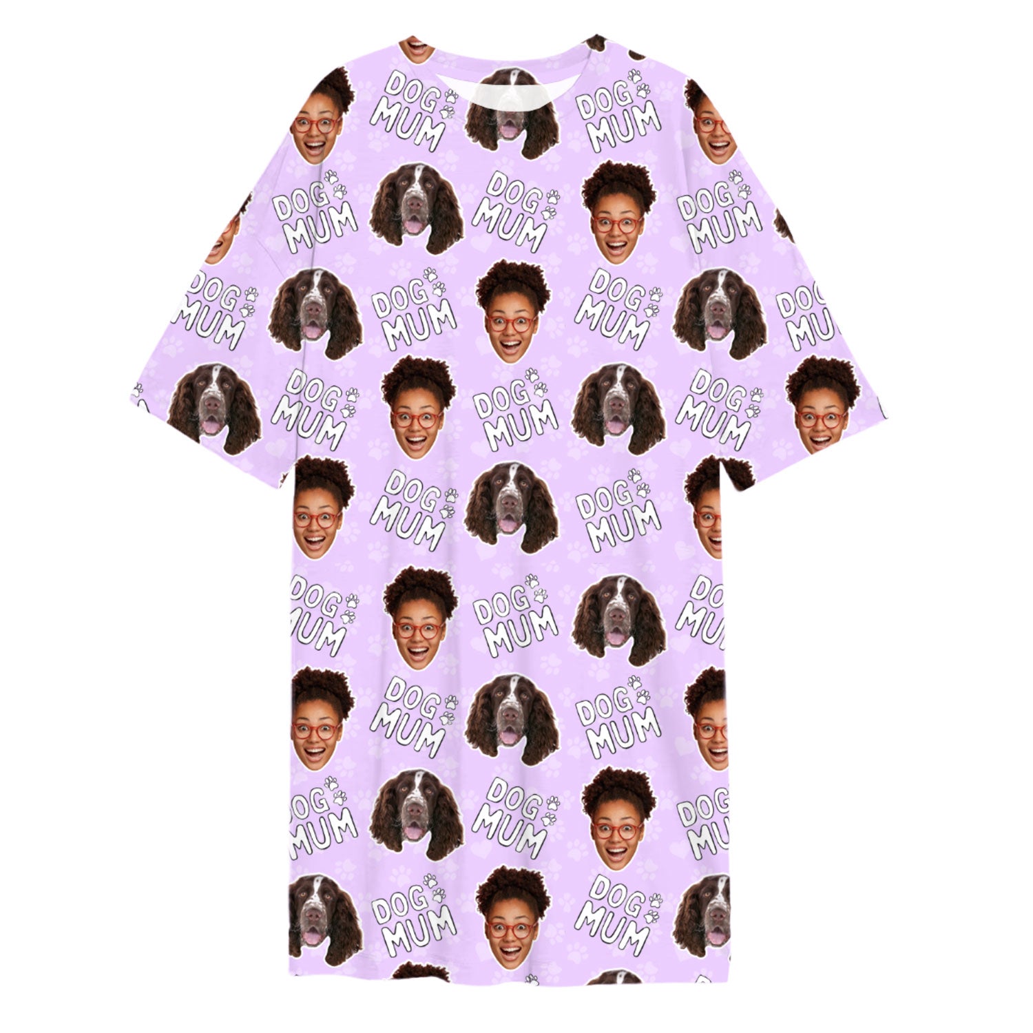 Dog Mum Ladies Sleepy Nightshirt