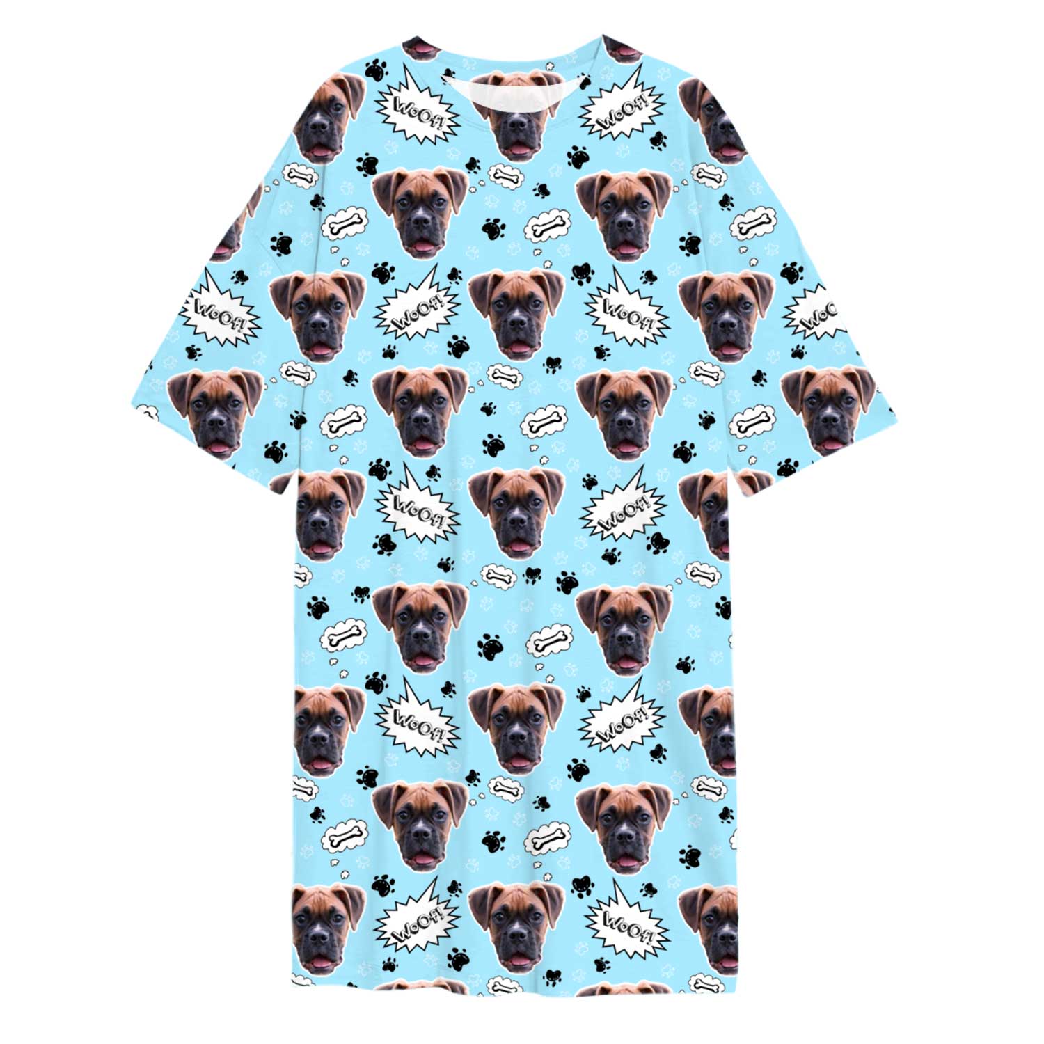 Dog Woof Ladies Sleepy Nightshirt