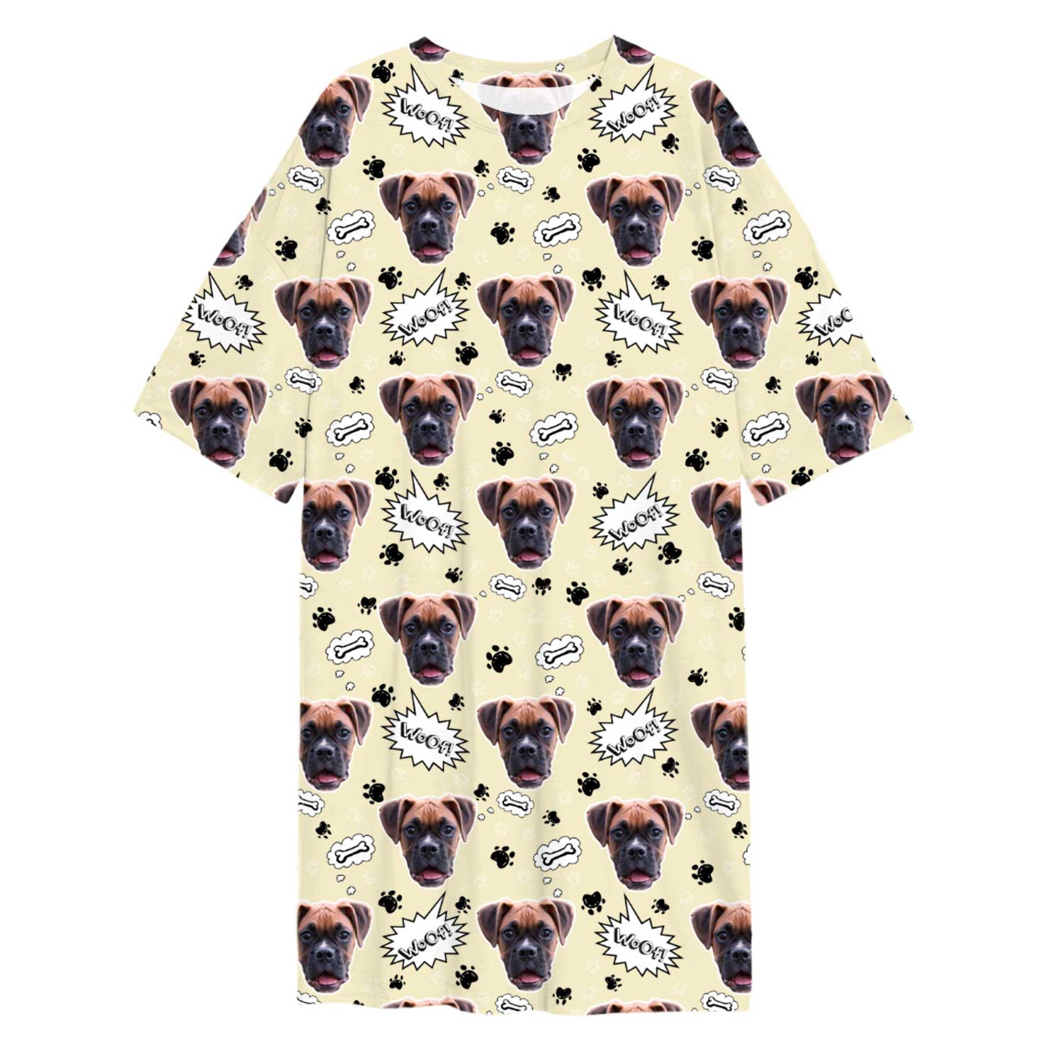 Dog Woof Ladies Sleepy Nightshirt