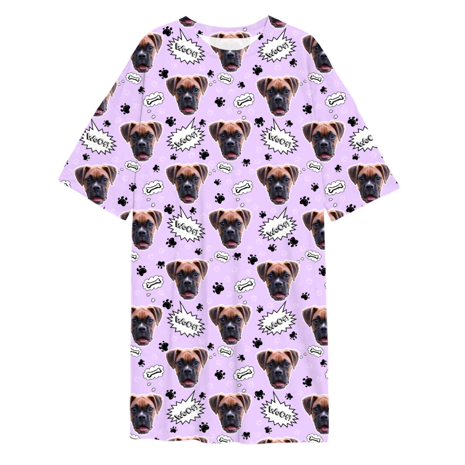 Dog Woof Ladies Sleepy Nightshirt