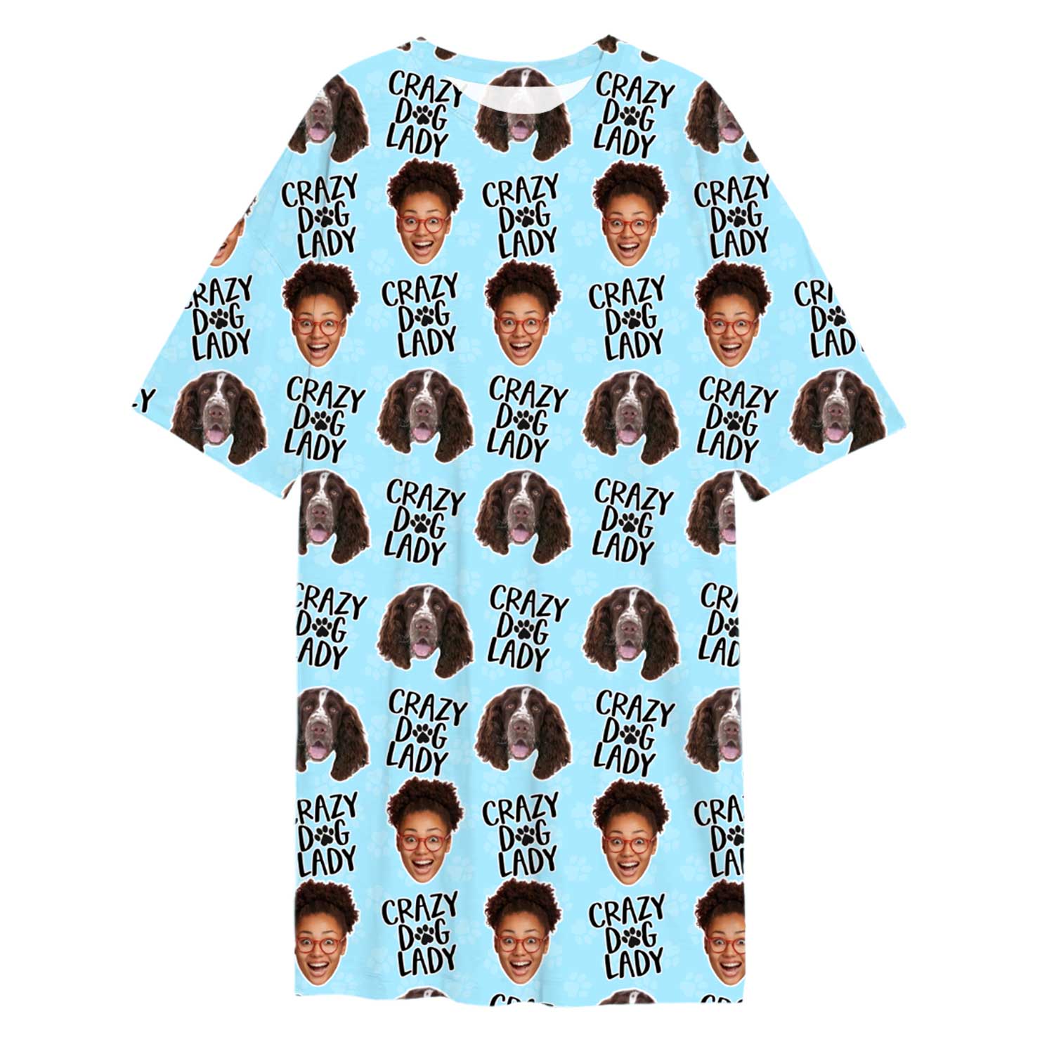 Crazy Dog Lady Sleepy Nightshirt