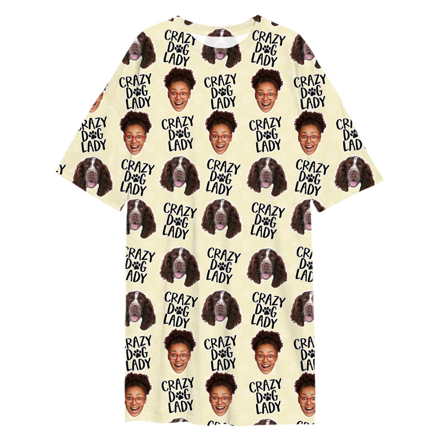 Crazy Dog Lady Sleepy Nightshirt