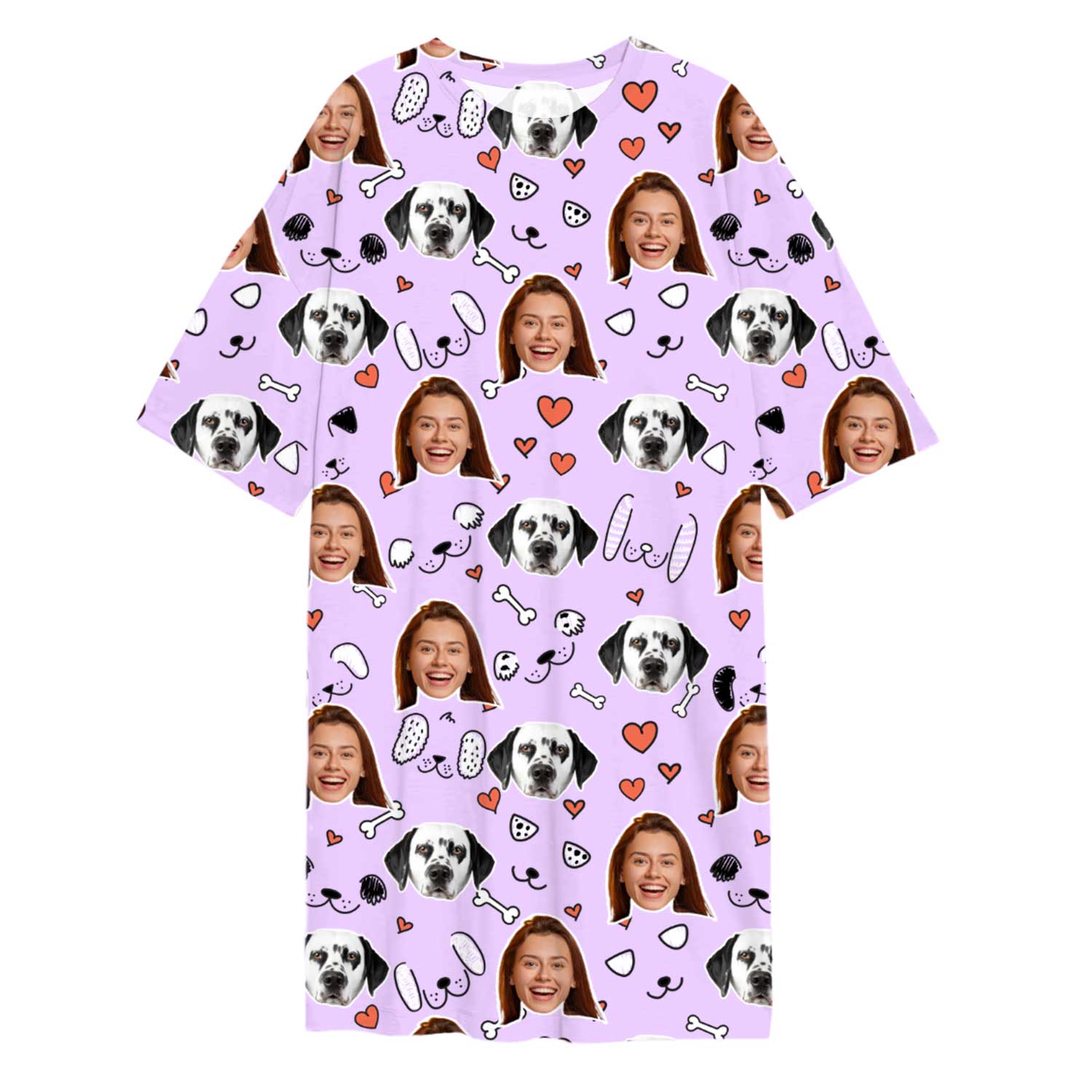 Dog Doodle Ladies Sleepy Nightshirt
