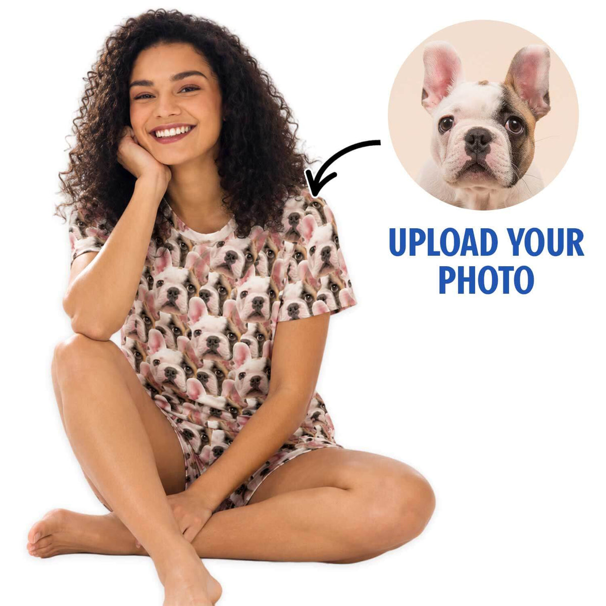 Women's Dog Mash Pyjamas - Shorts Set