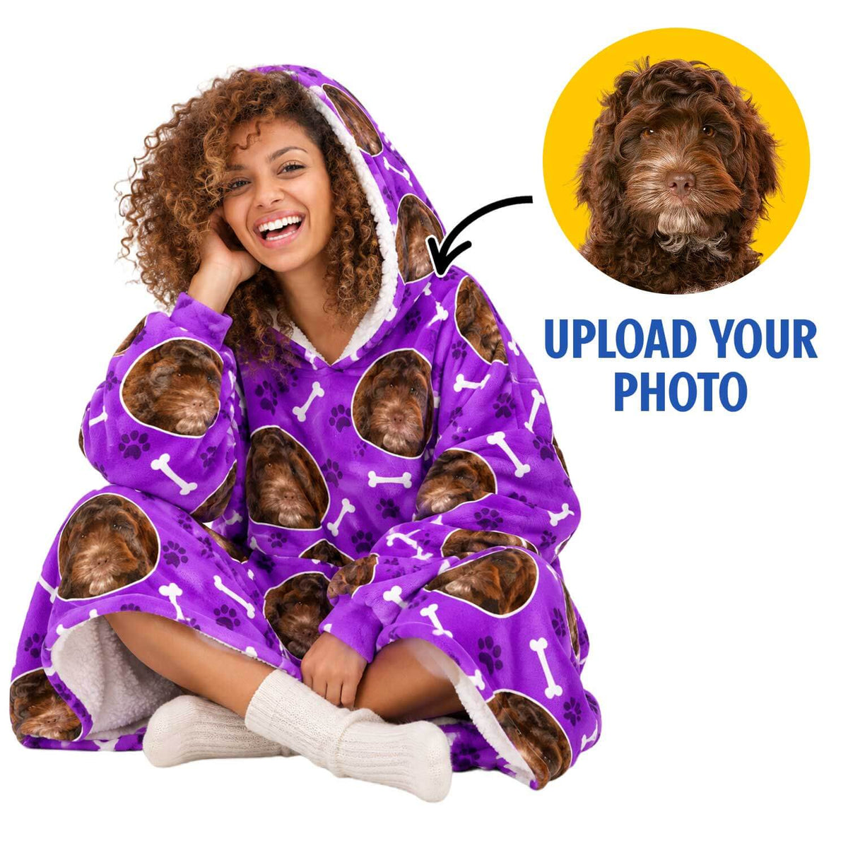 Your Dog Hoodie Blanket
