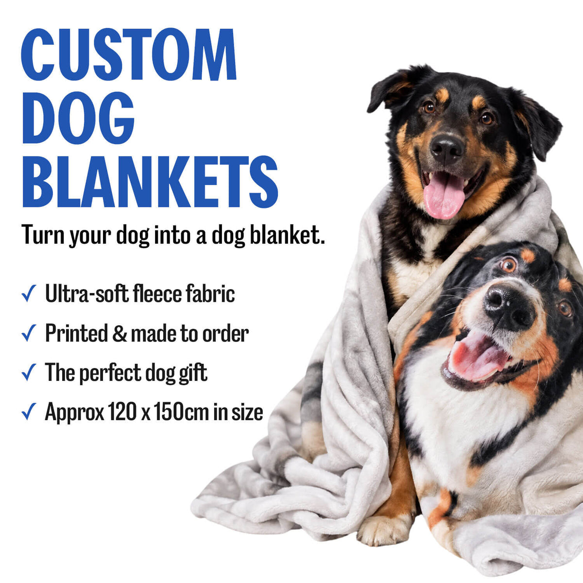 The Dogsy Personalised Blanket