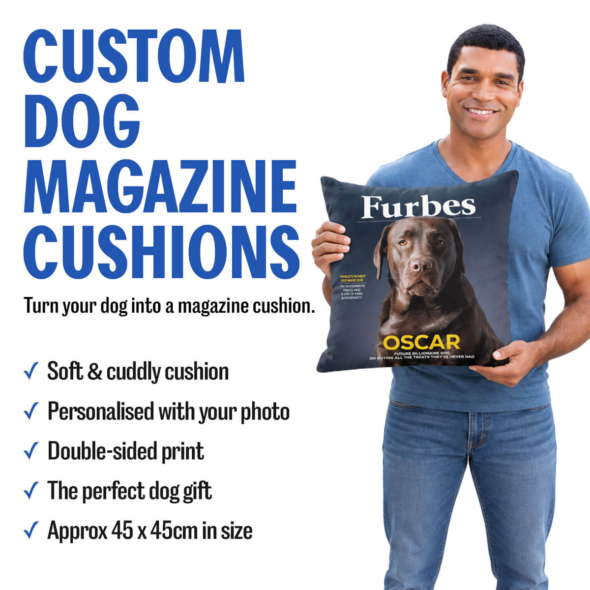 Furbes Magazine Personalised Cushion