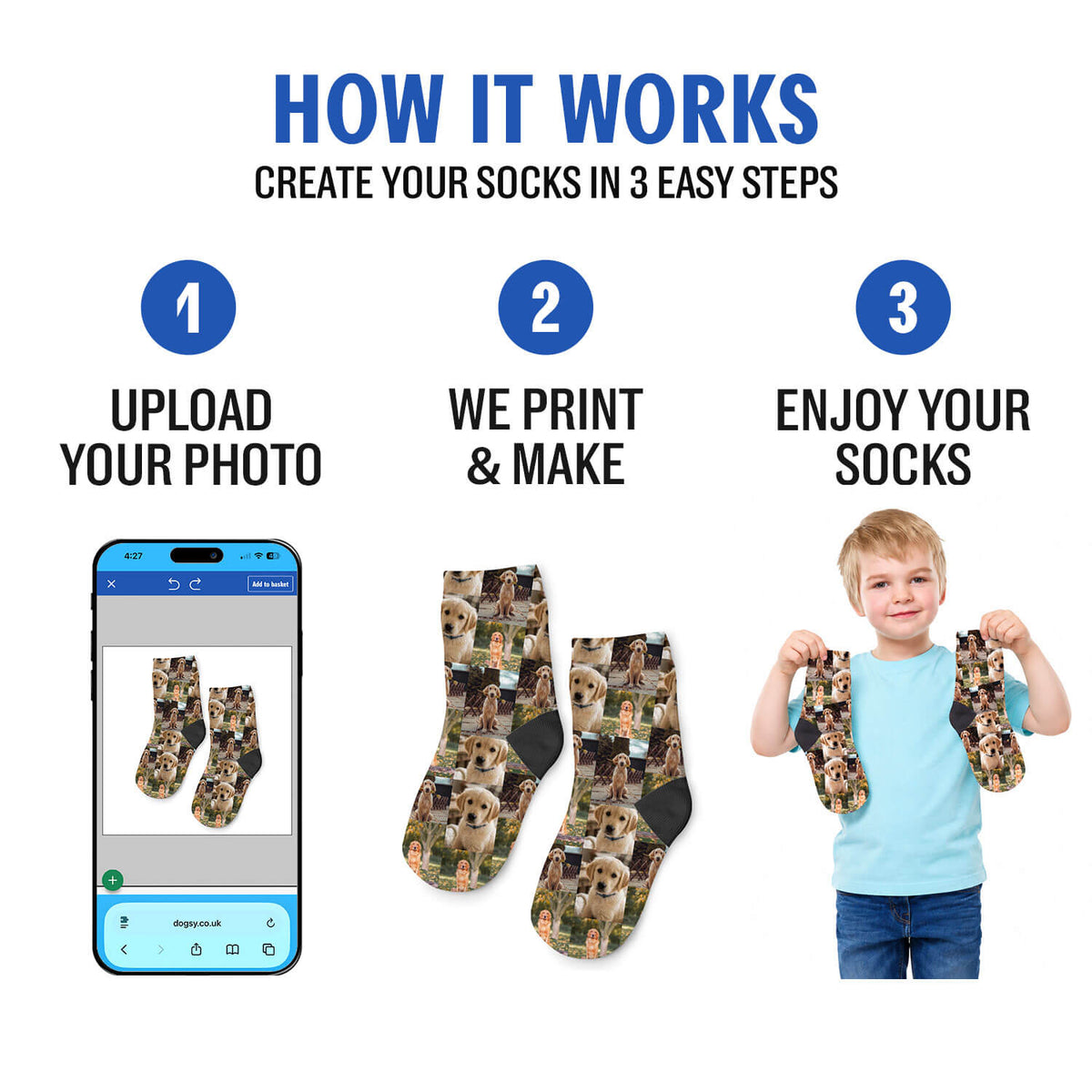 Dog Mash Kids Socks