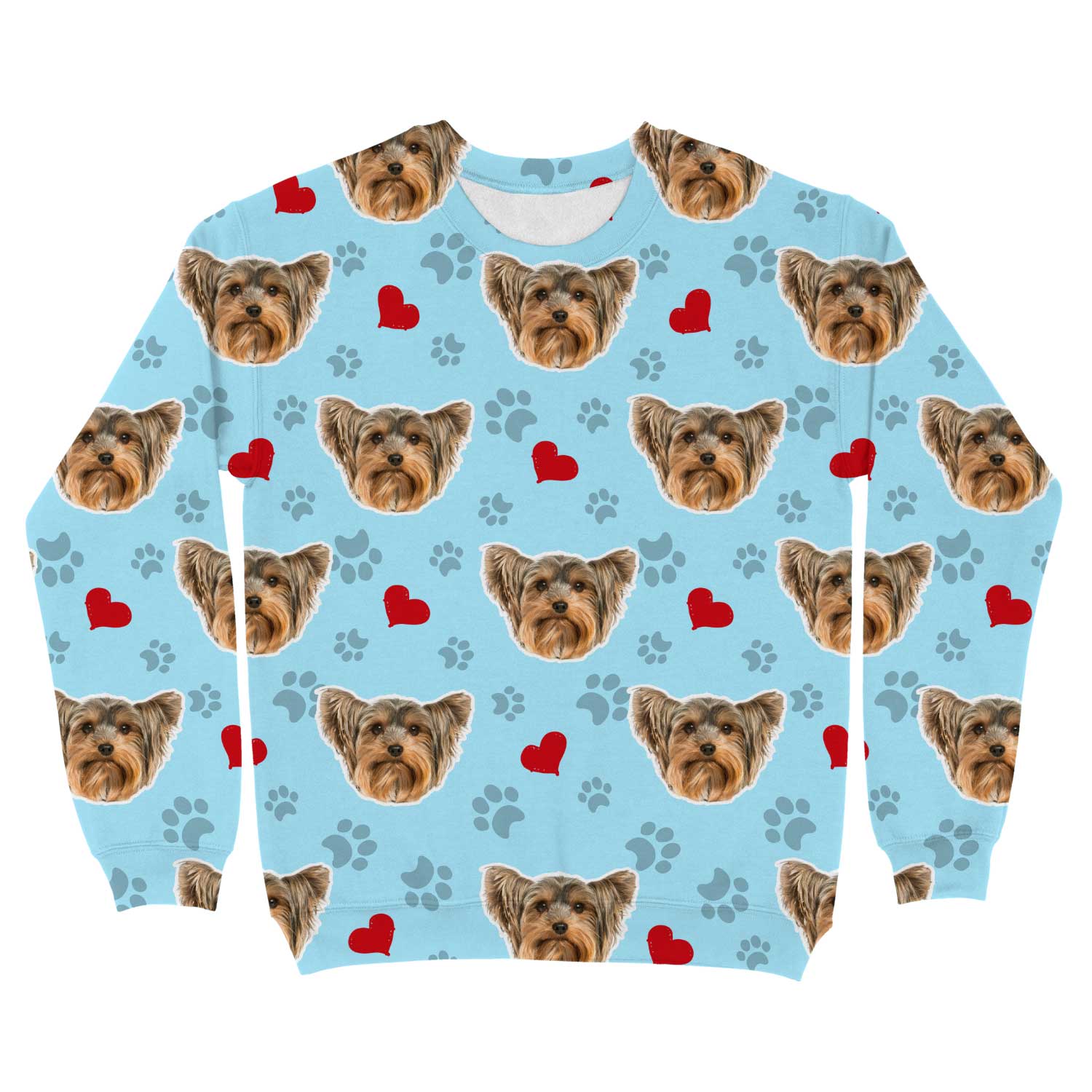 Paws & Red Hearts Personalised Sweatshirt