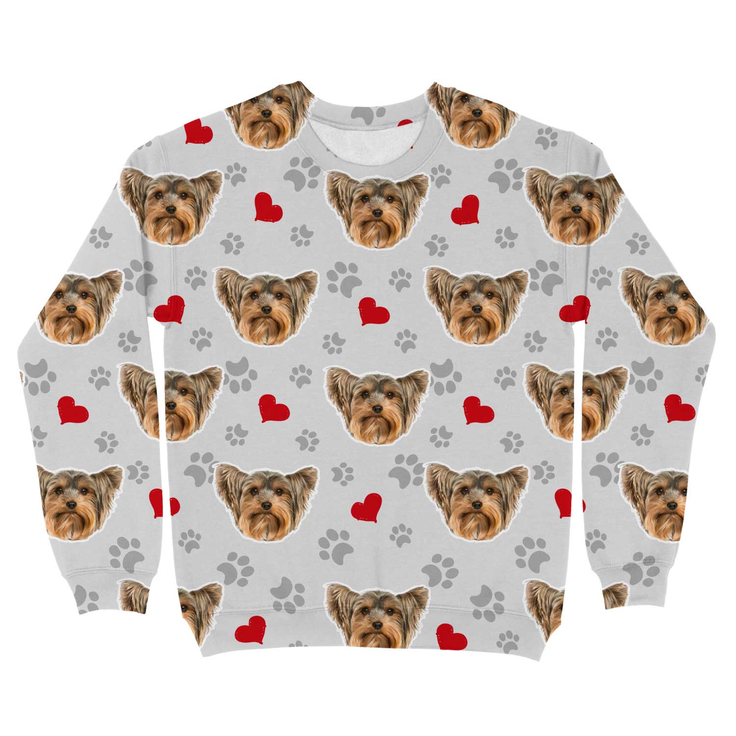 Paws & Red Hearts Personalised Sweatshirt