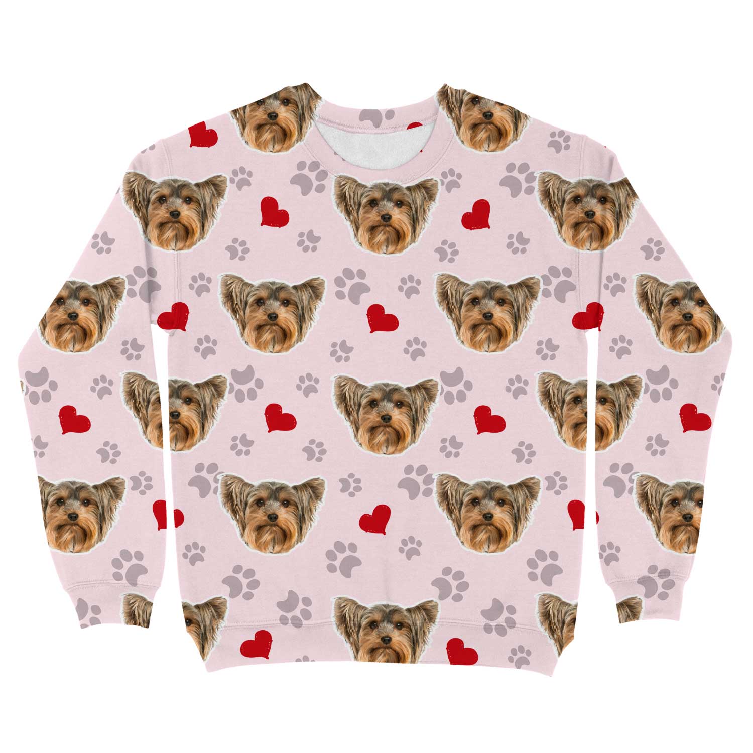 Paws & Red Hearts Personalised Sweatshirt