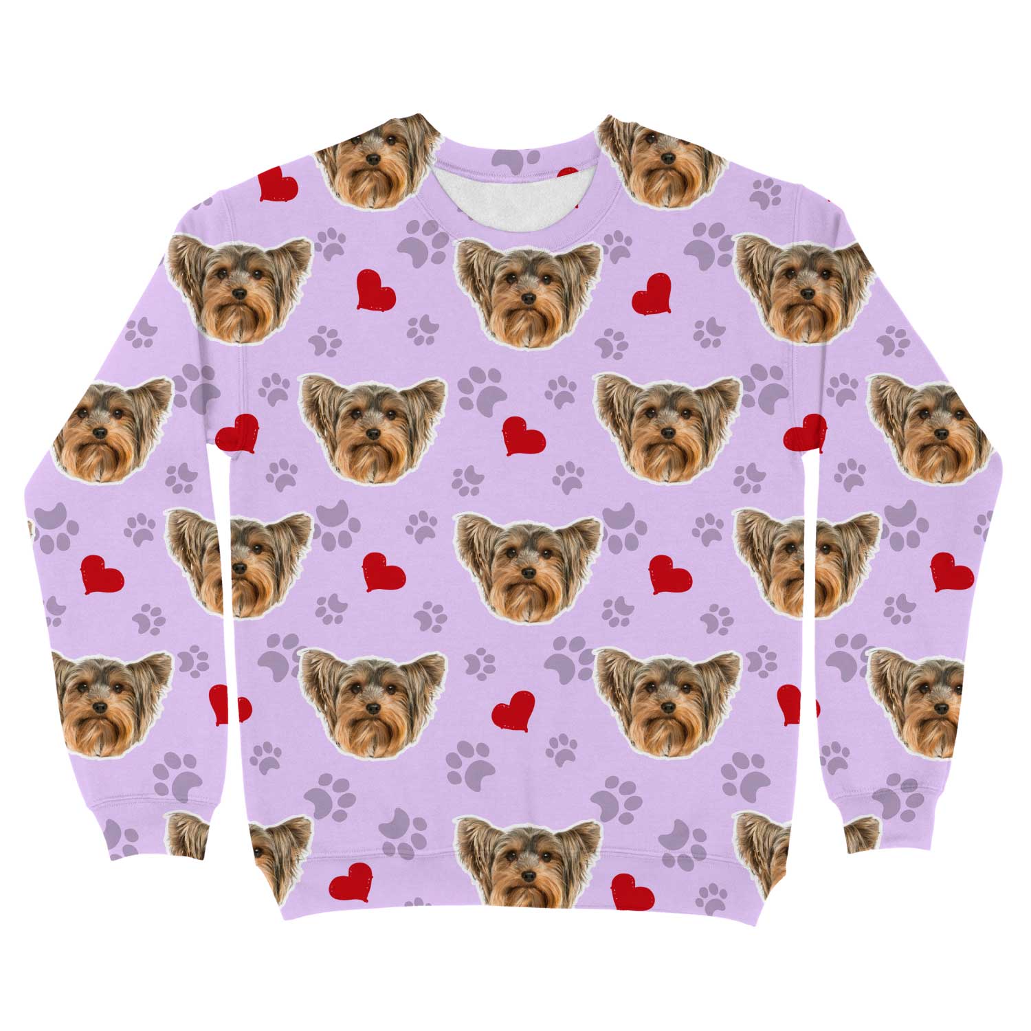 Paws & Red Hearts Personalised Sweatshirt