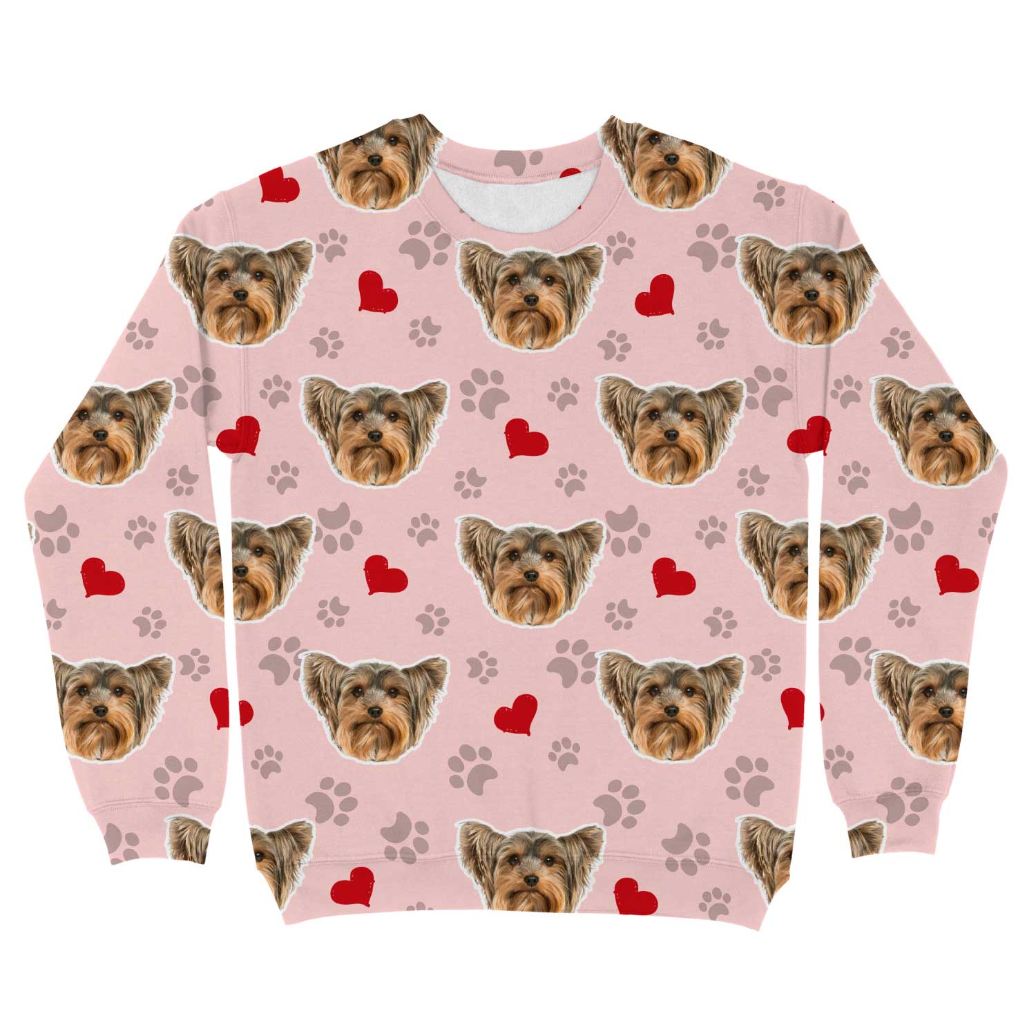 Paws & Red Hearts Personalised Sweatshirt