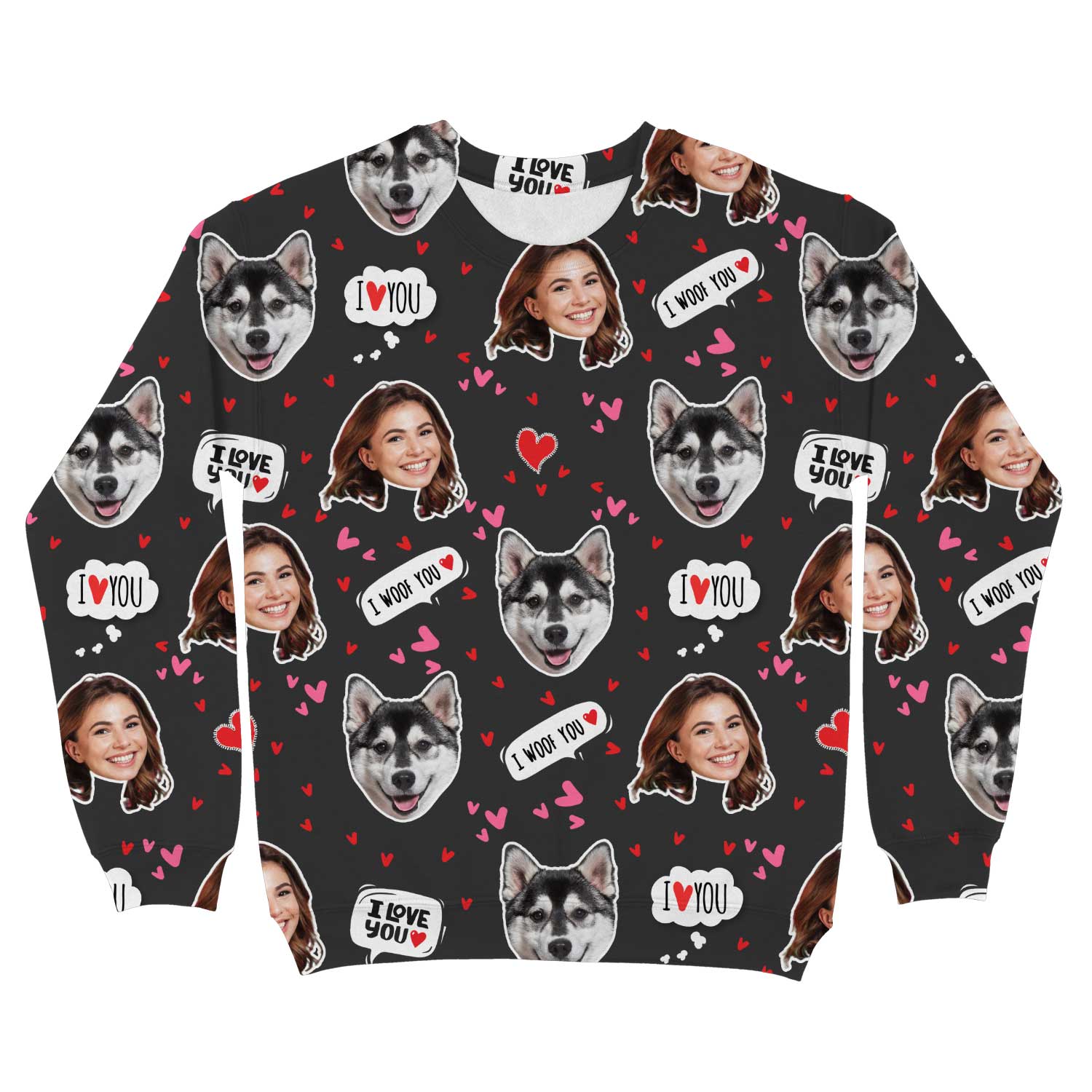I Woof You Personalised Sweatshirt