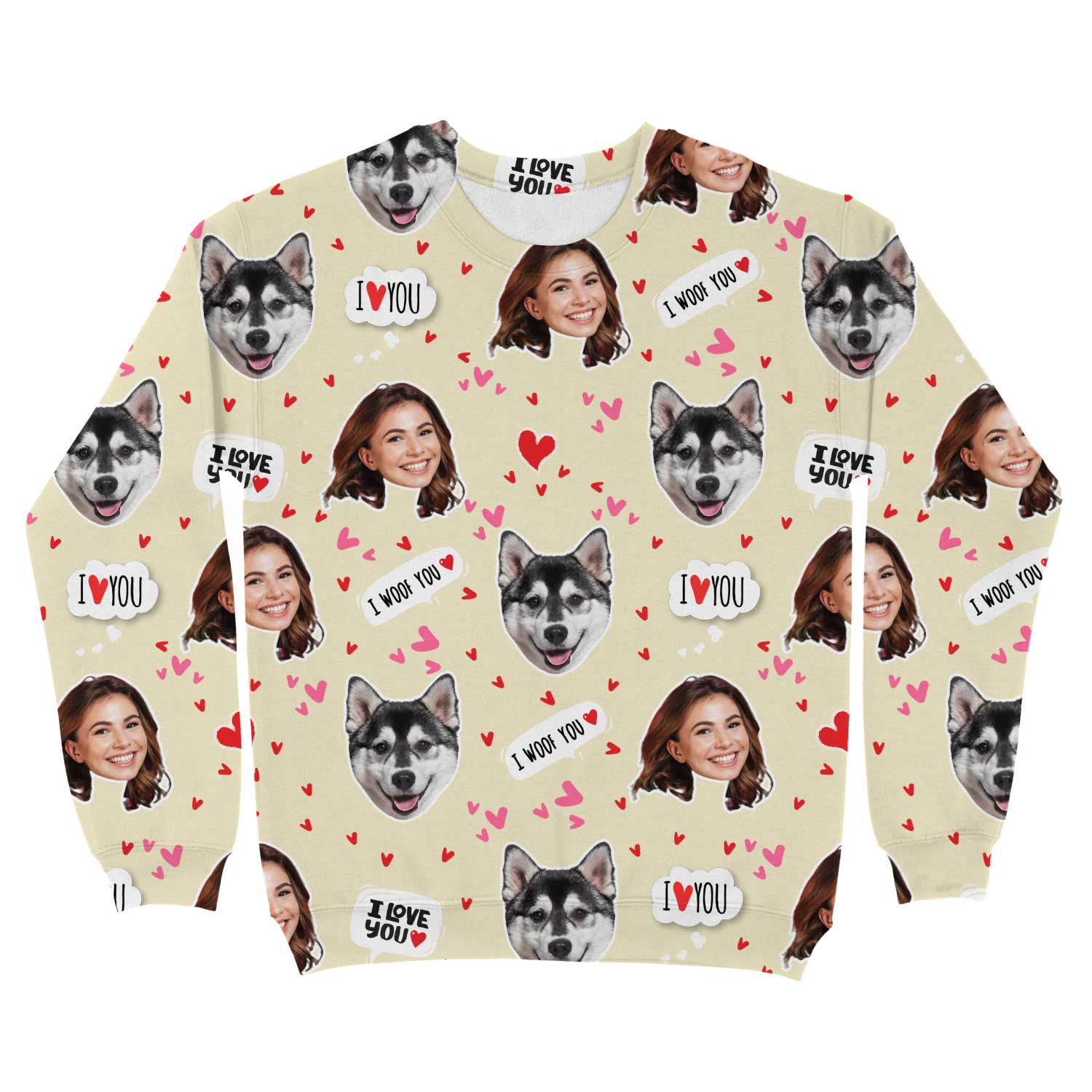 I Woof You Personalised Sweatshirt