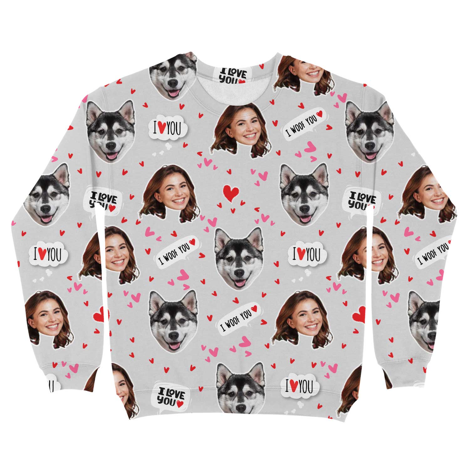 I Woof You Personalised Sweatshirt