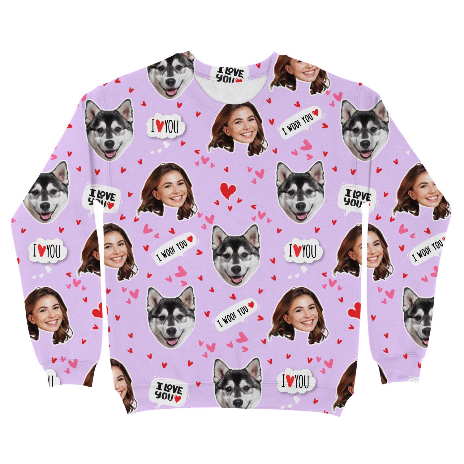 I Woof You Personalised Sweatshirt