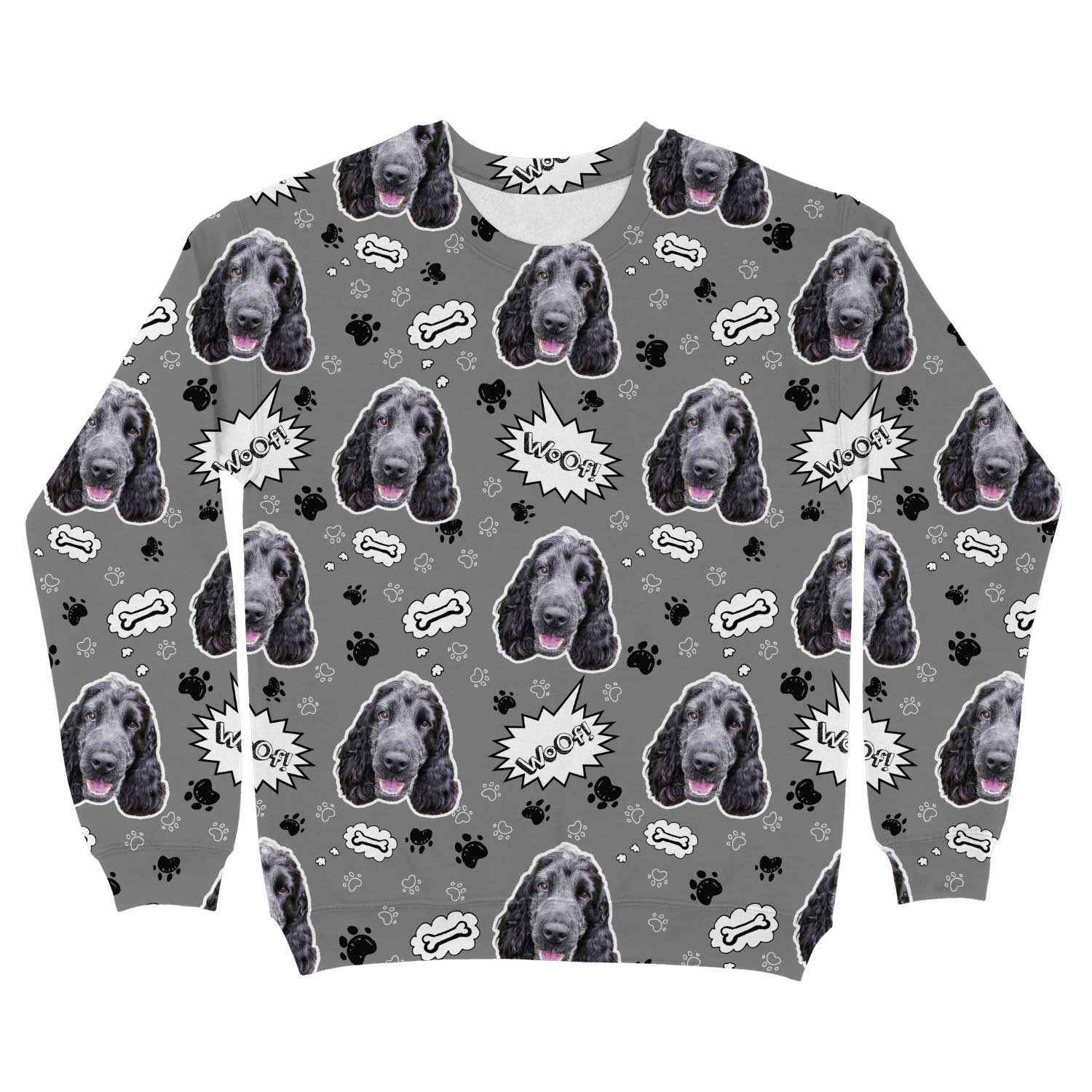 Woof Dog Personalised Sweatshirt