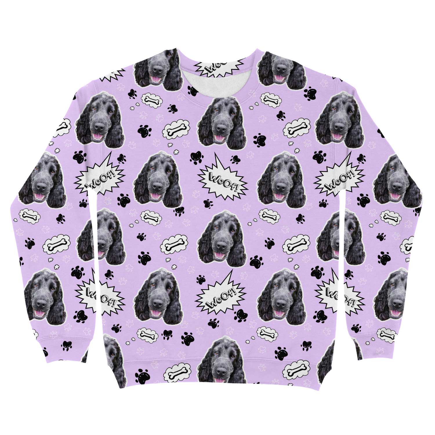 Woof Dog Personalised Sweatshirt