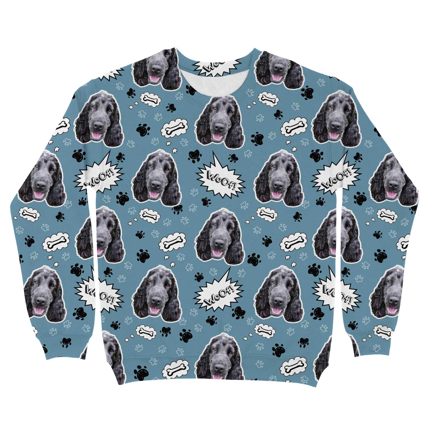Woof Dog Personalised Sweatshirt