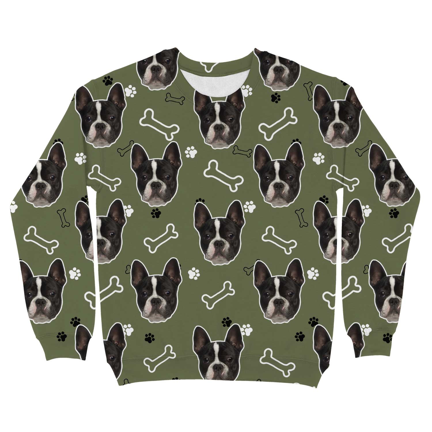 Doodle Paws and Bones Personalised Sweatshirt