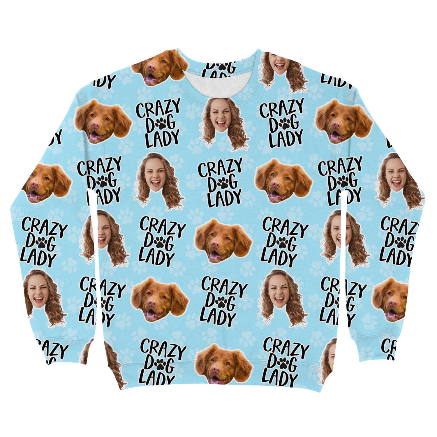 Crazy Dog Lady Personalised Sweatshirt