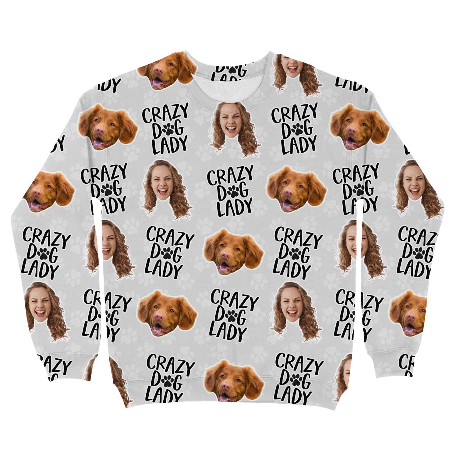 Crazy Dog Lady Personalised Sweatshirt