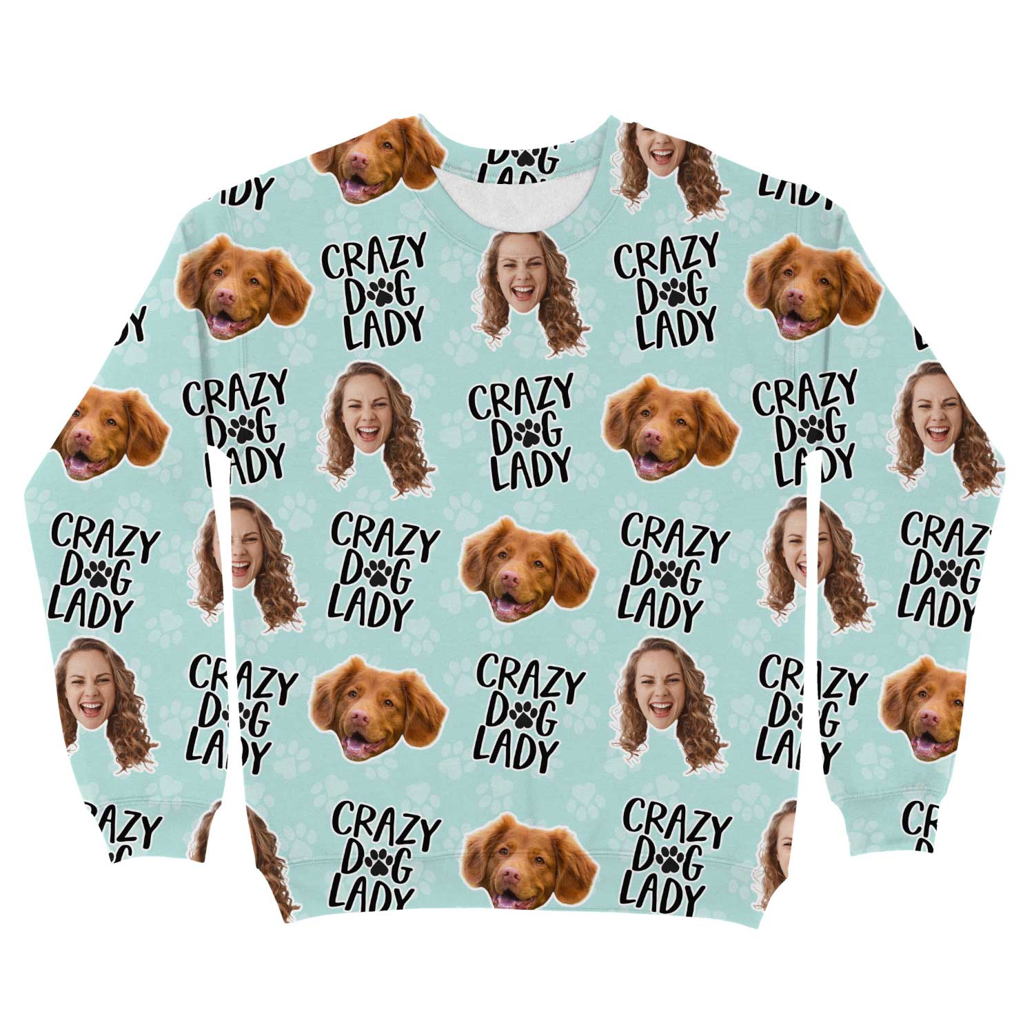 Crazy Dog Lady Personalised Sweatshirt