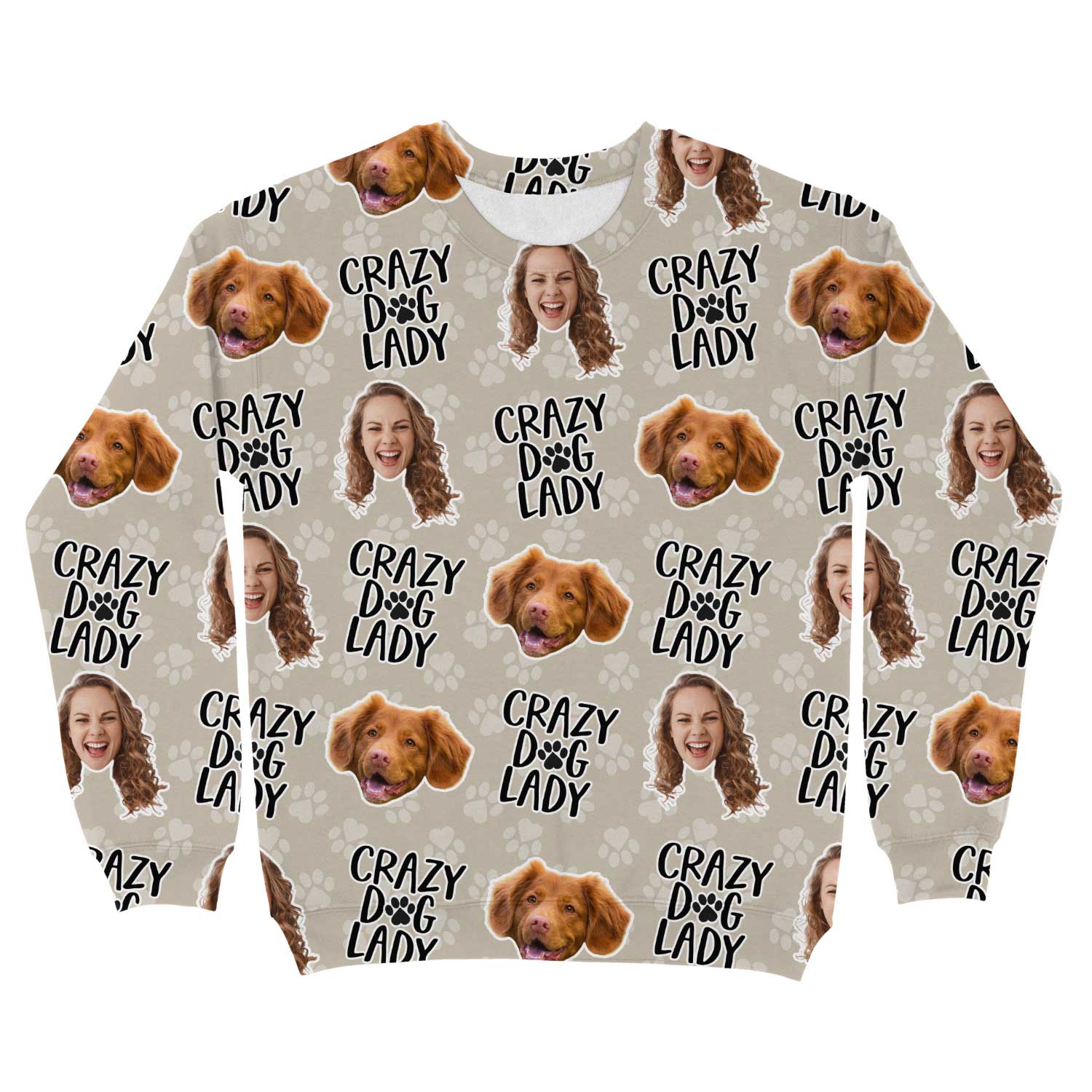 Crazy Dog Lady Personalised Sweatshirt