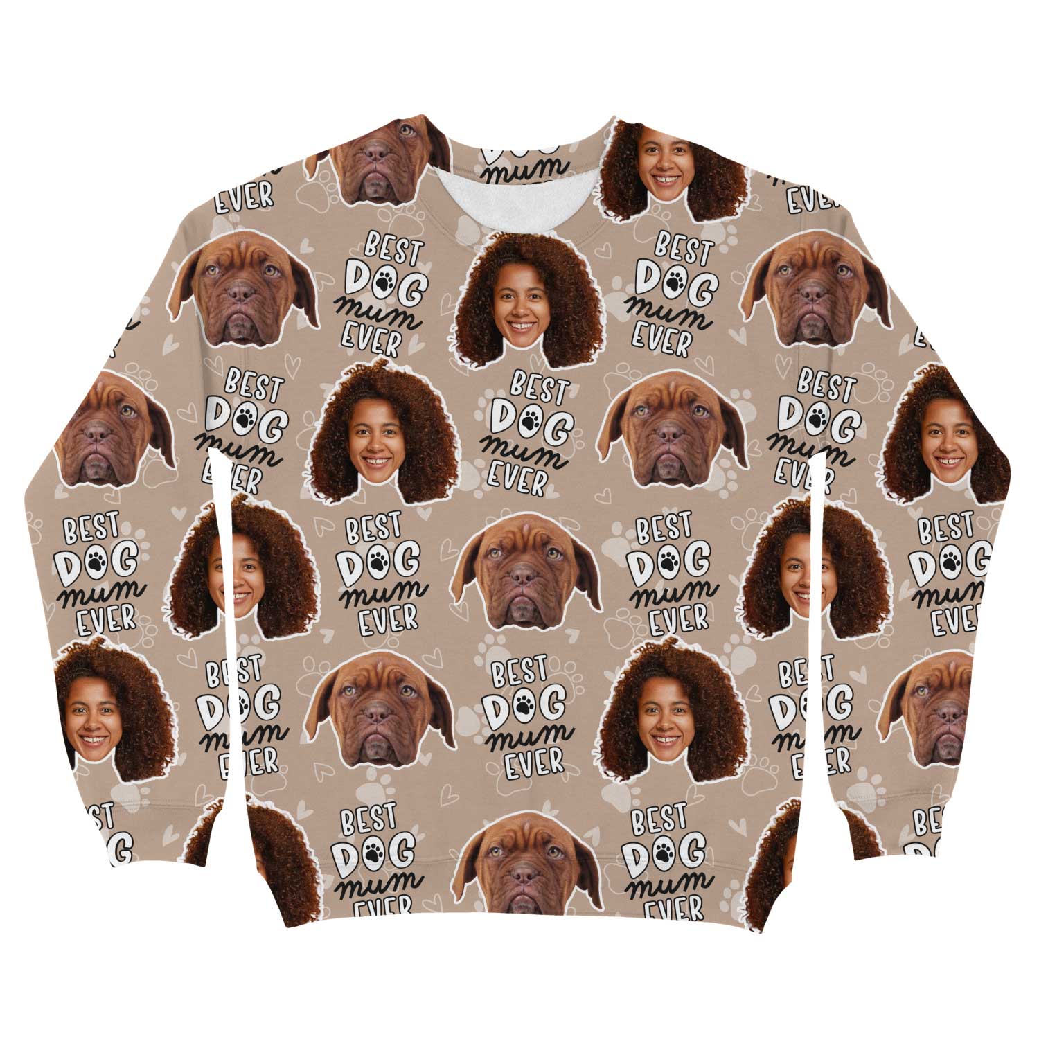 Best Dog Mum Ever Personalised Sweatshirt