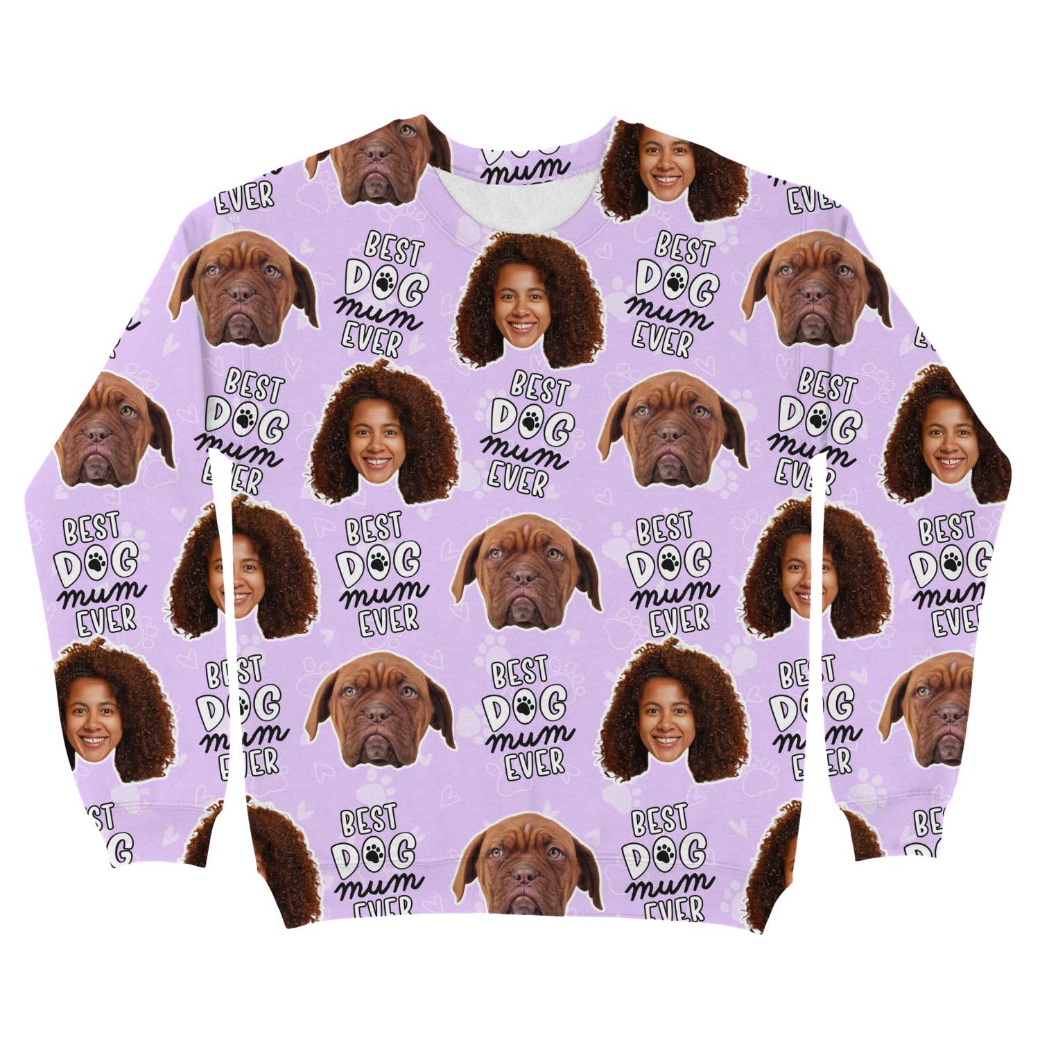 Best Dog Mum Ever Personalised Sweatshirt