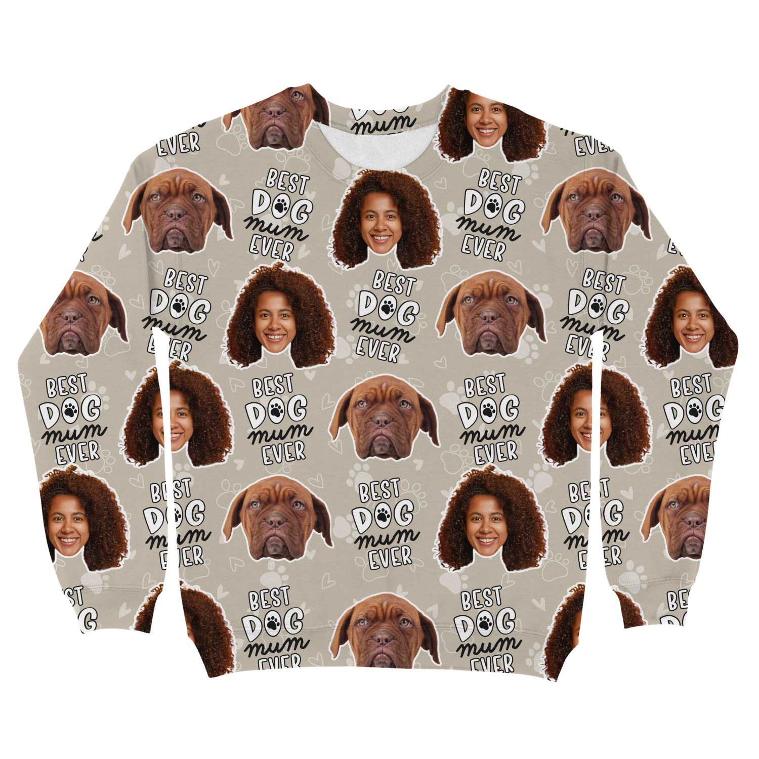 Best Dog Mum Ever Personalised Sweatshirt