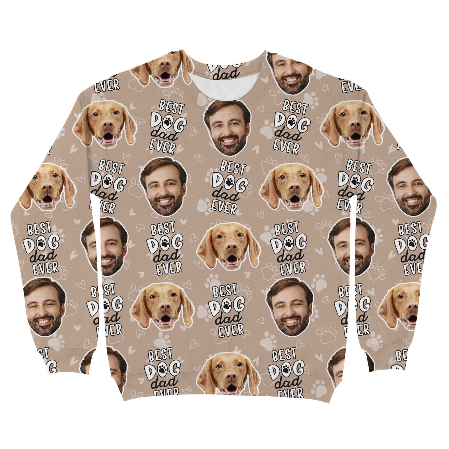 Best Dog Dad Ever Personalised Sweatshirt