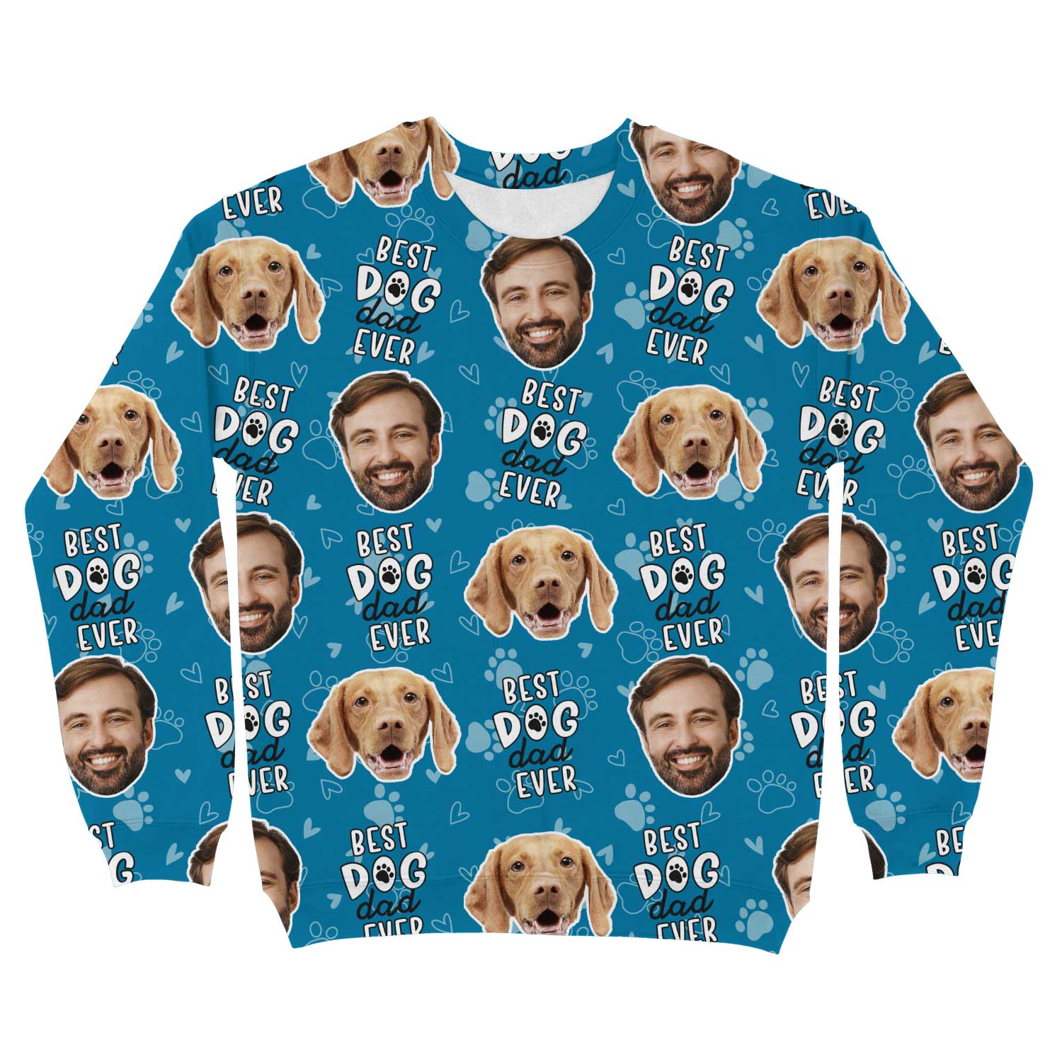 Best Dog Dad Ever Personalised Sweatshirt