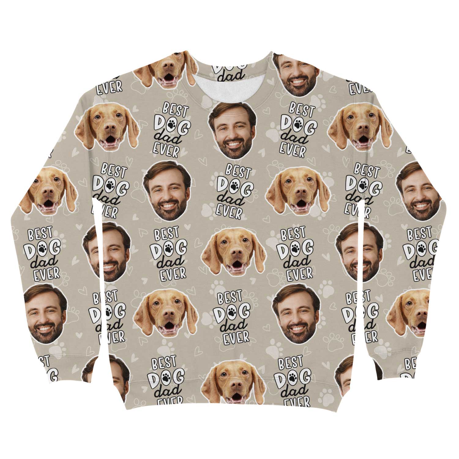 Best Dog Dad Ever Personalised Sweatshirt
