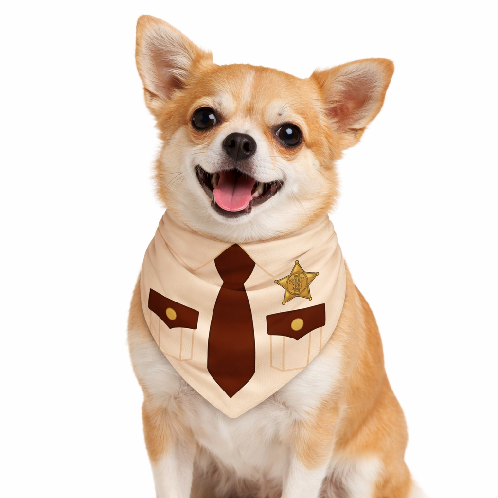 Sheriff (Name) Dog Personalised Bandana