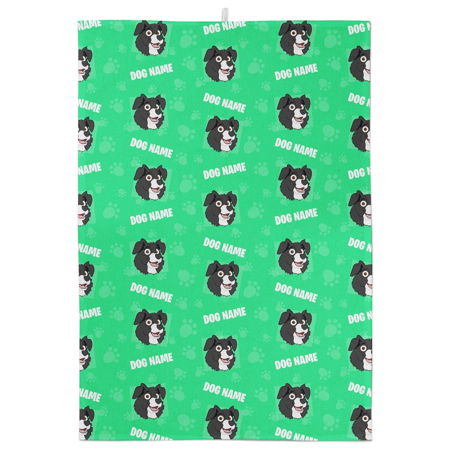 Your Dog Cartoon Pattern Tea Towel