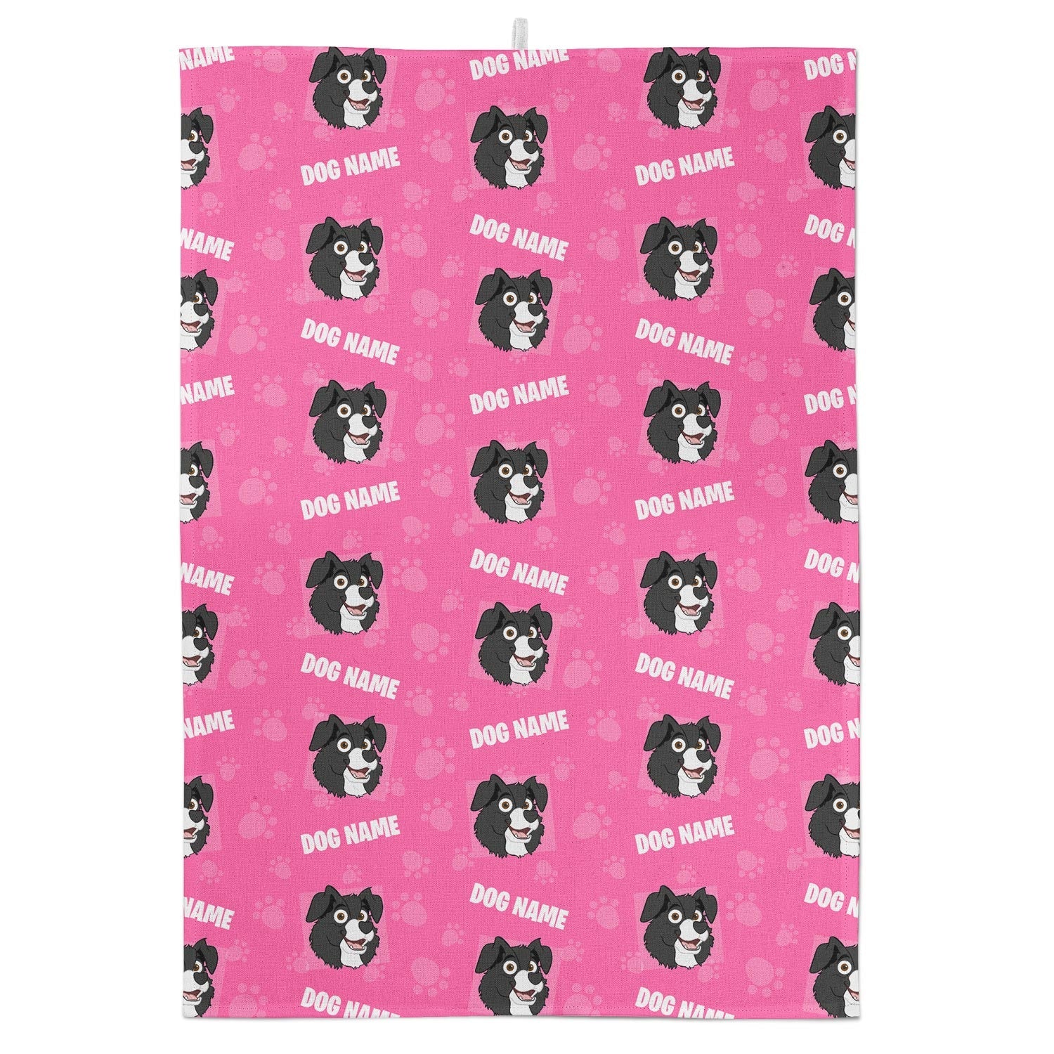 Your Dog Cartoon Pattern Tea Towel
