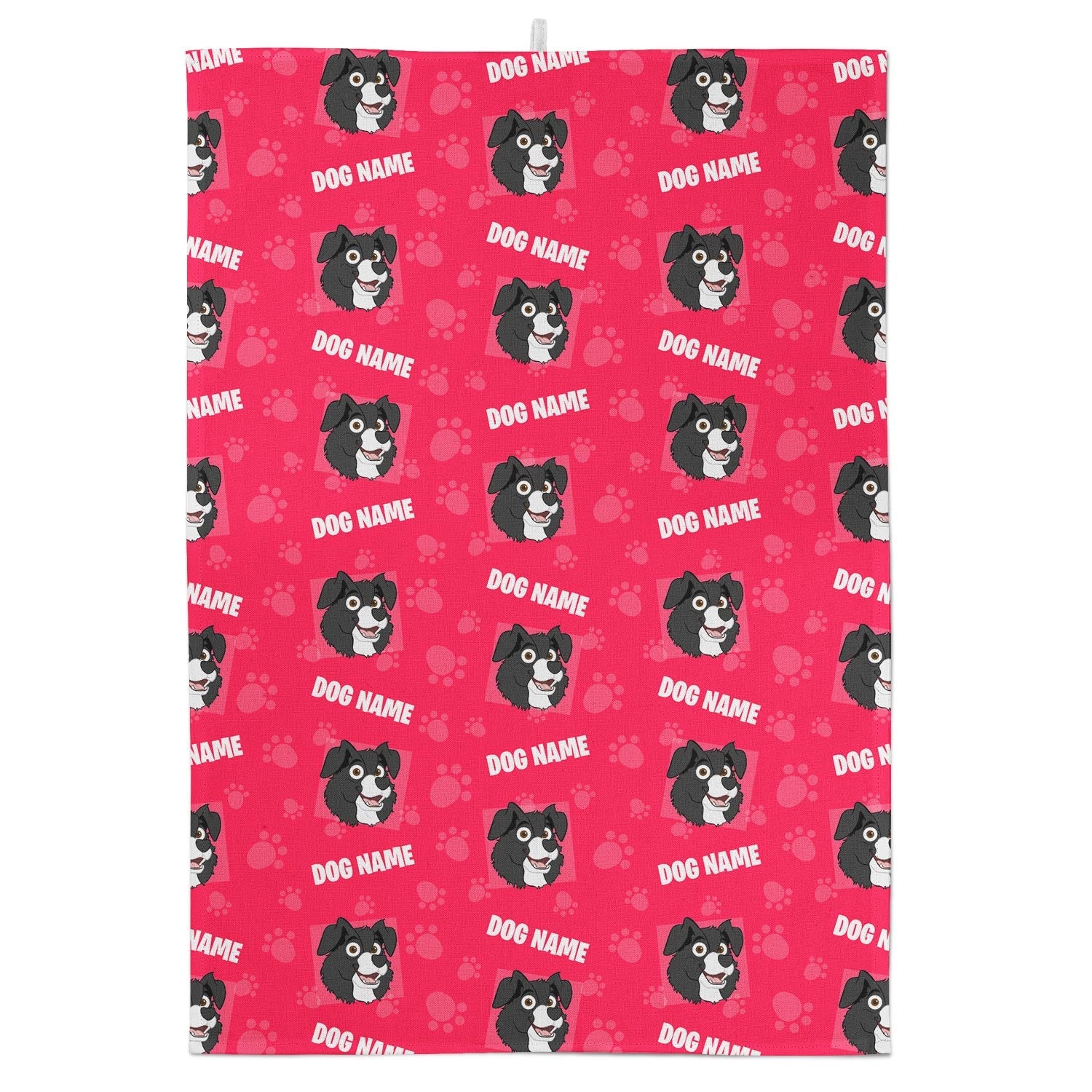 Your Dog Cartoon Pattern Tea Towel