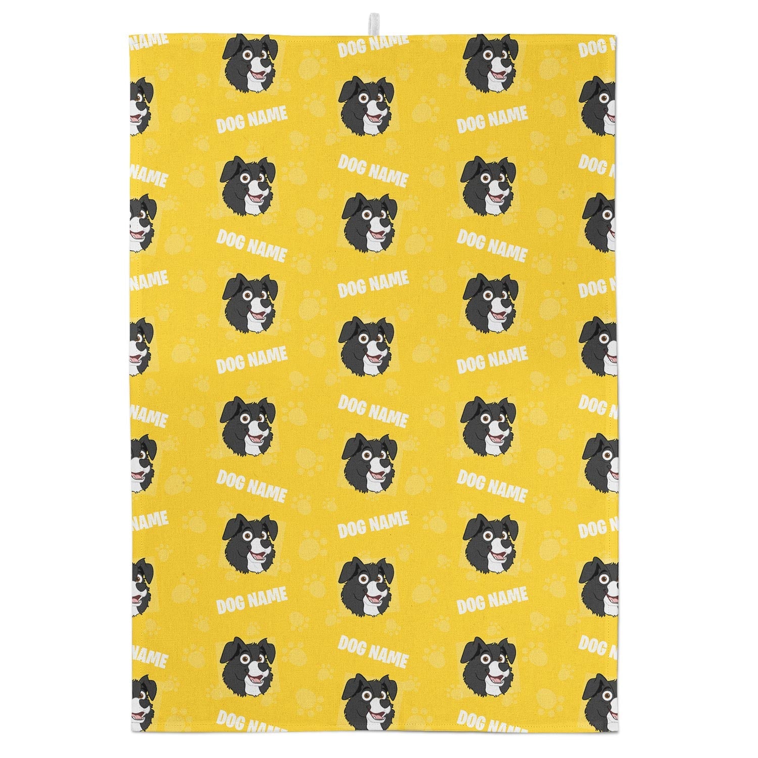Your Dog Cartoon Pattern Tea Towel