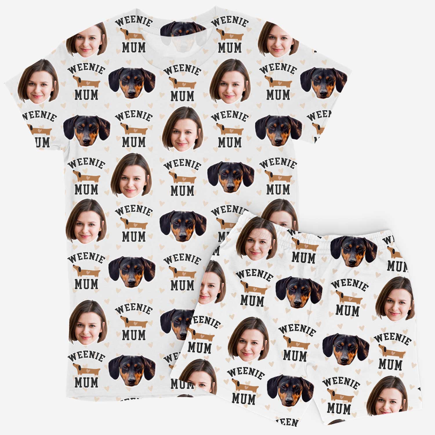 Weenie Mum Women's Personalised PJs - Shorts Set