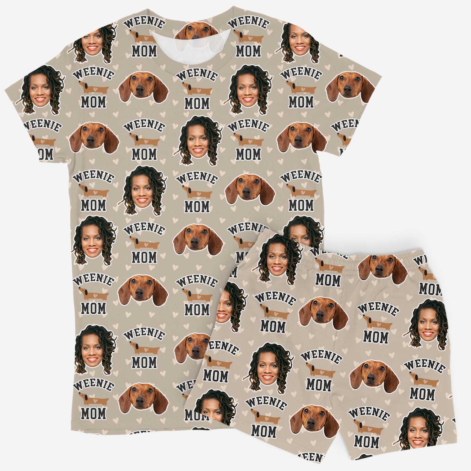Weenie Mom Women's Personalised PJs - Shorts Set