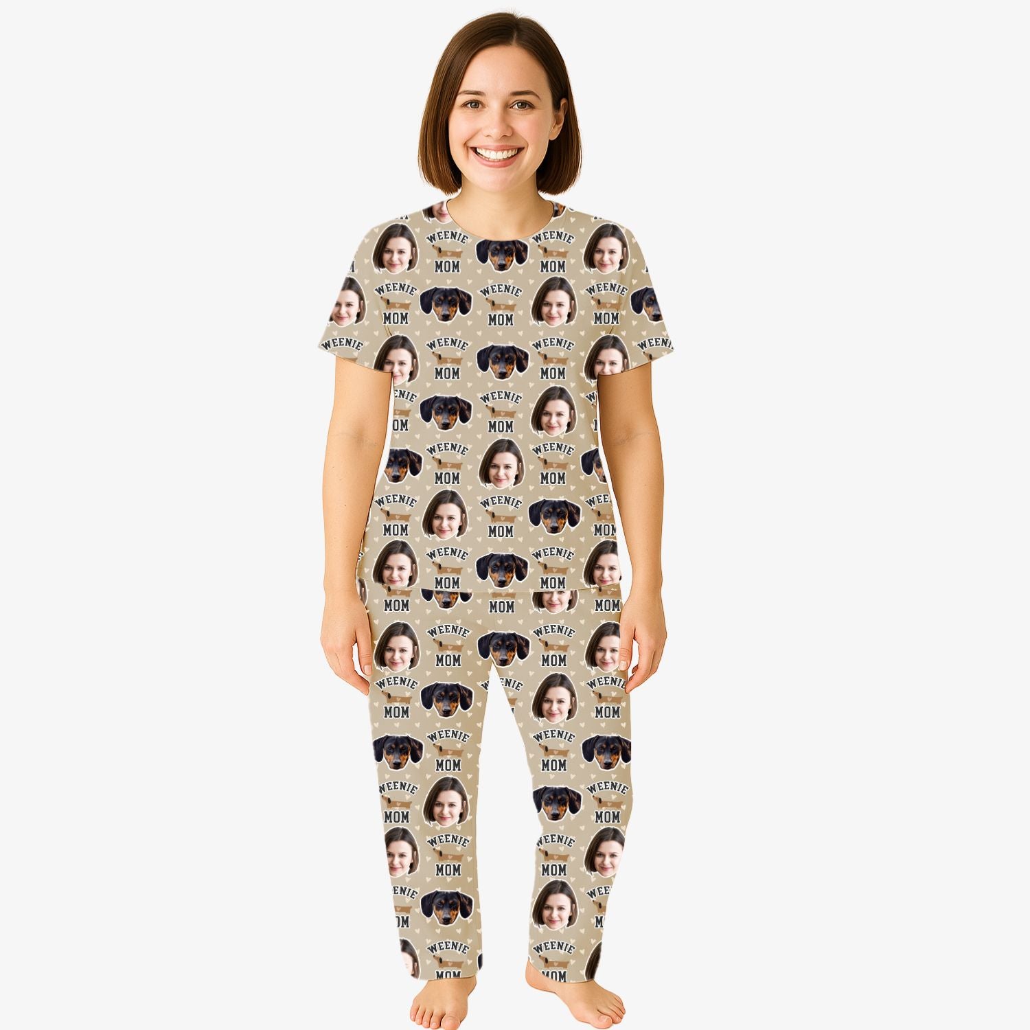 Weenie Mom Women’s Personalised Pyjamas - Trouser Set | Custom PJs